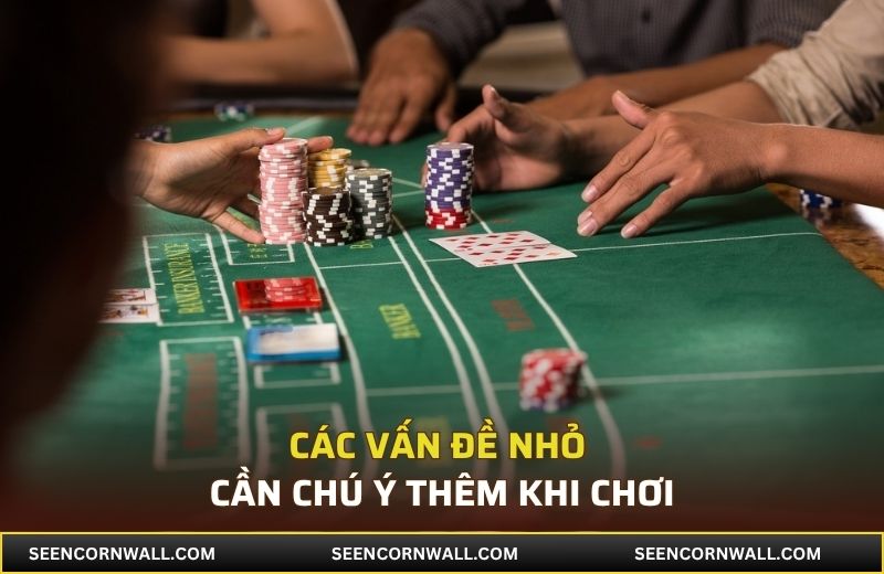 Các vấn đề nhỏ cần chú ý thêm khi chơi