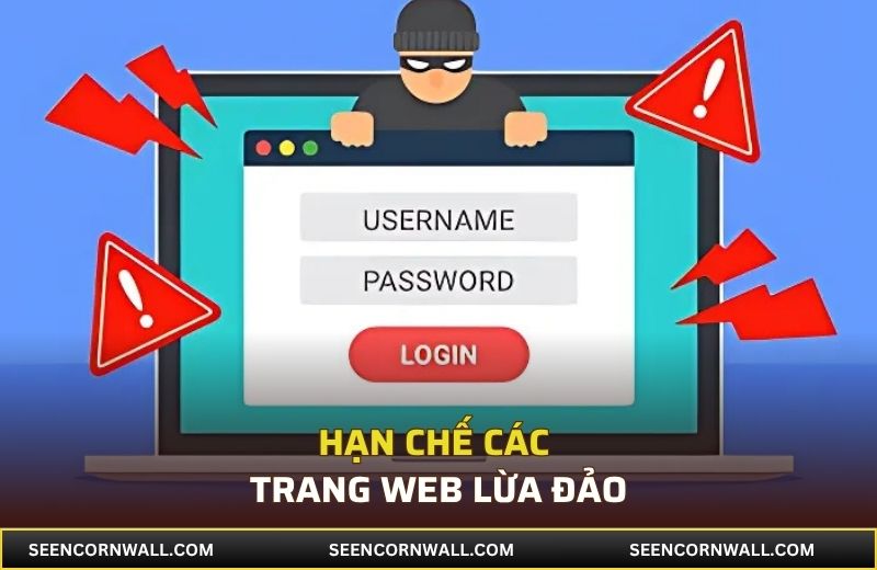 Hạn chế các trang web lừa đảo
